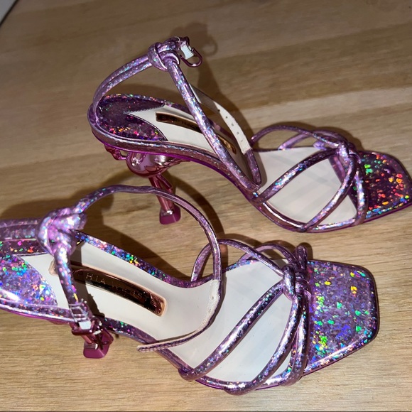 Sophia Webster Flo Flamingo Sandal Heels - Picture 5 of 6